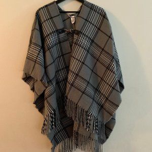 Flannel Plaid Poncho